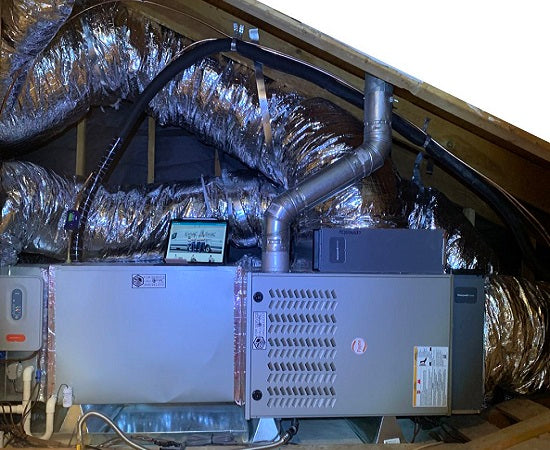 dual fuel system heat pump and gas just installed 